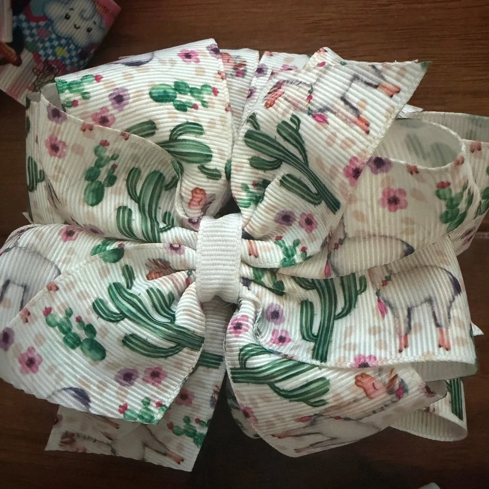 Double Stack Boutique Hair Bows 4-6